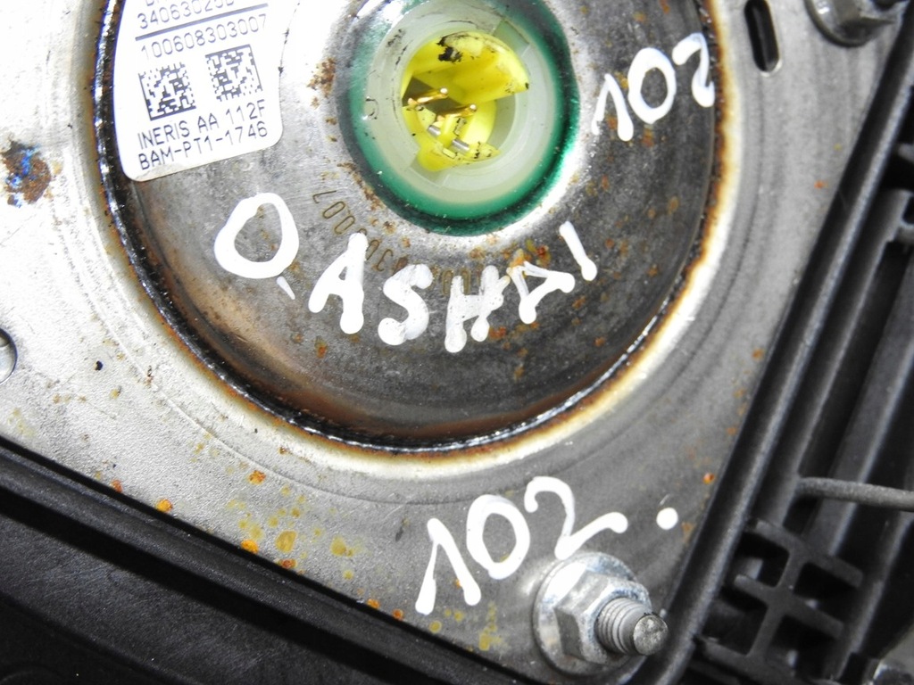 фото №9, Nissan qashqai j10 10-13 lift подушка водія подушка безпеки 98510br26d
