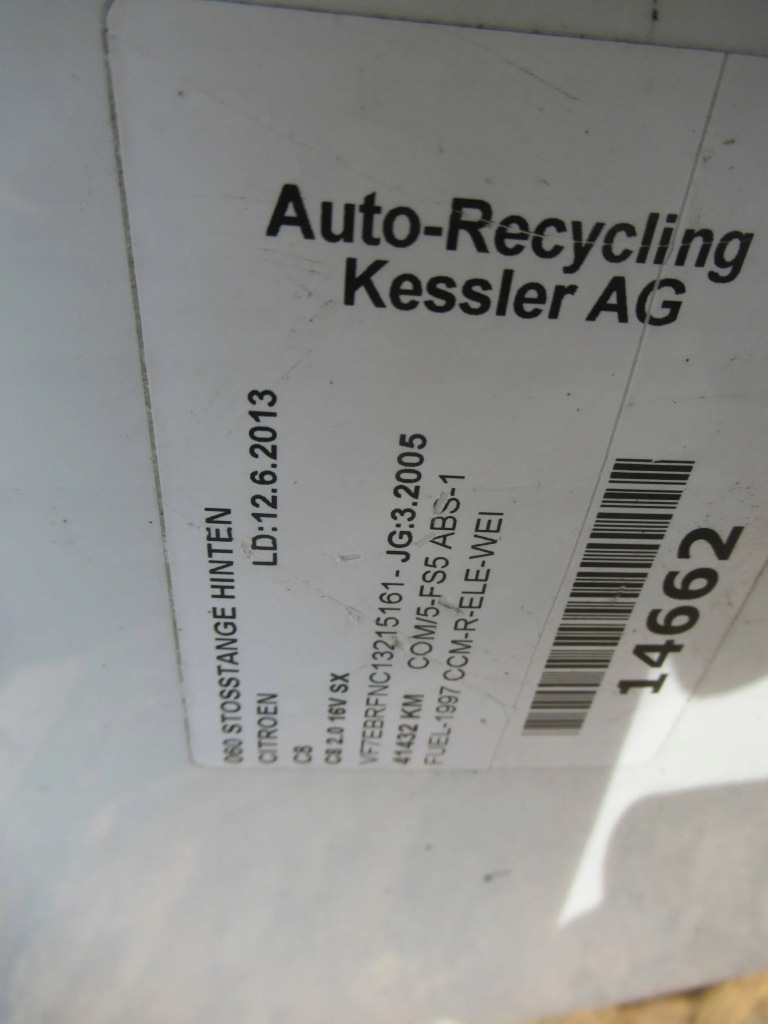 фото №4, Бампер задня citroen c8