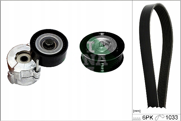 фото №2, Набір ремені багаторучейкових з ролики alfa romeo mito fiat 500l