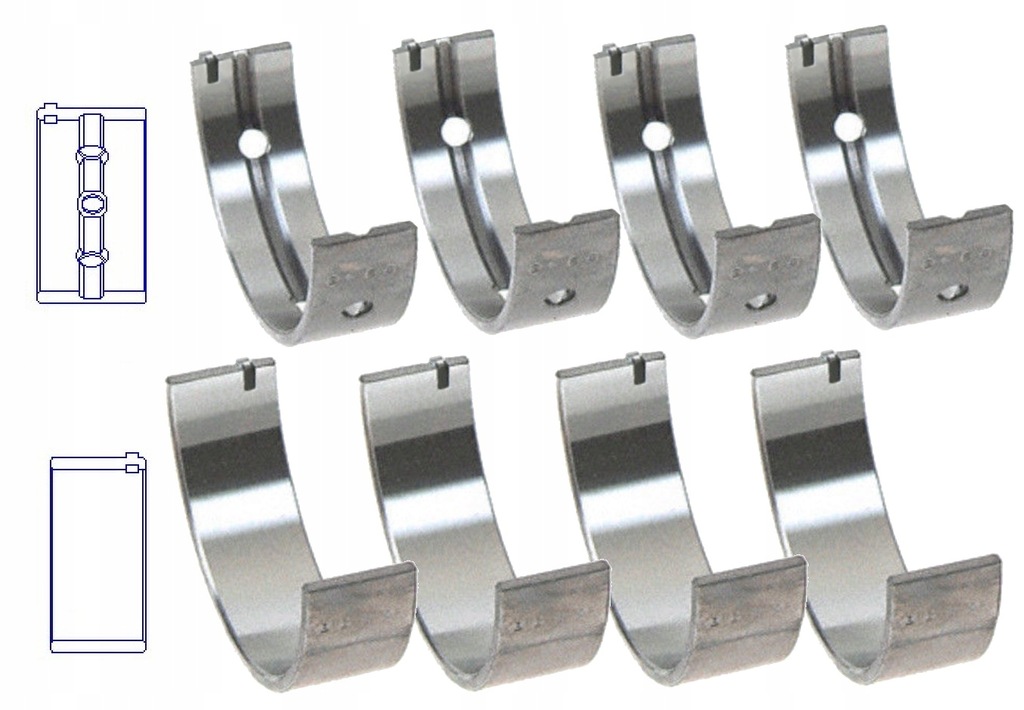 фото №1, Вкладыши главные lancia thema 3.0 d crd cdi v6 std