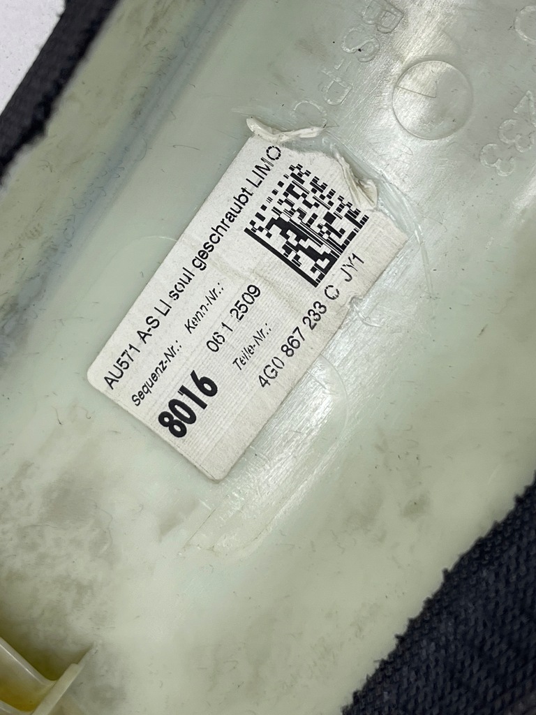 фото №11, Audi a6 c7 захист обшивка стійка a лівий перед s-line чорний