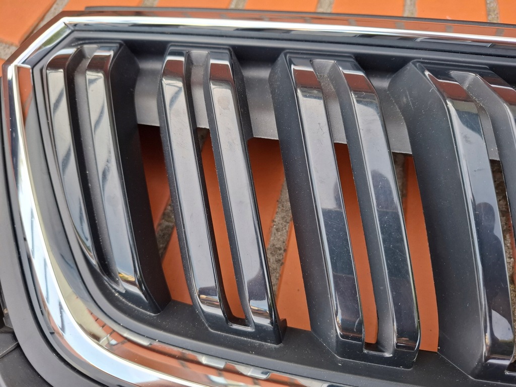 фото №3, Skoda kamiq 19- решётка радиатора решётка радиатора решётка защита pod радар оригинал
