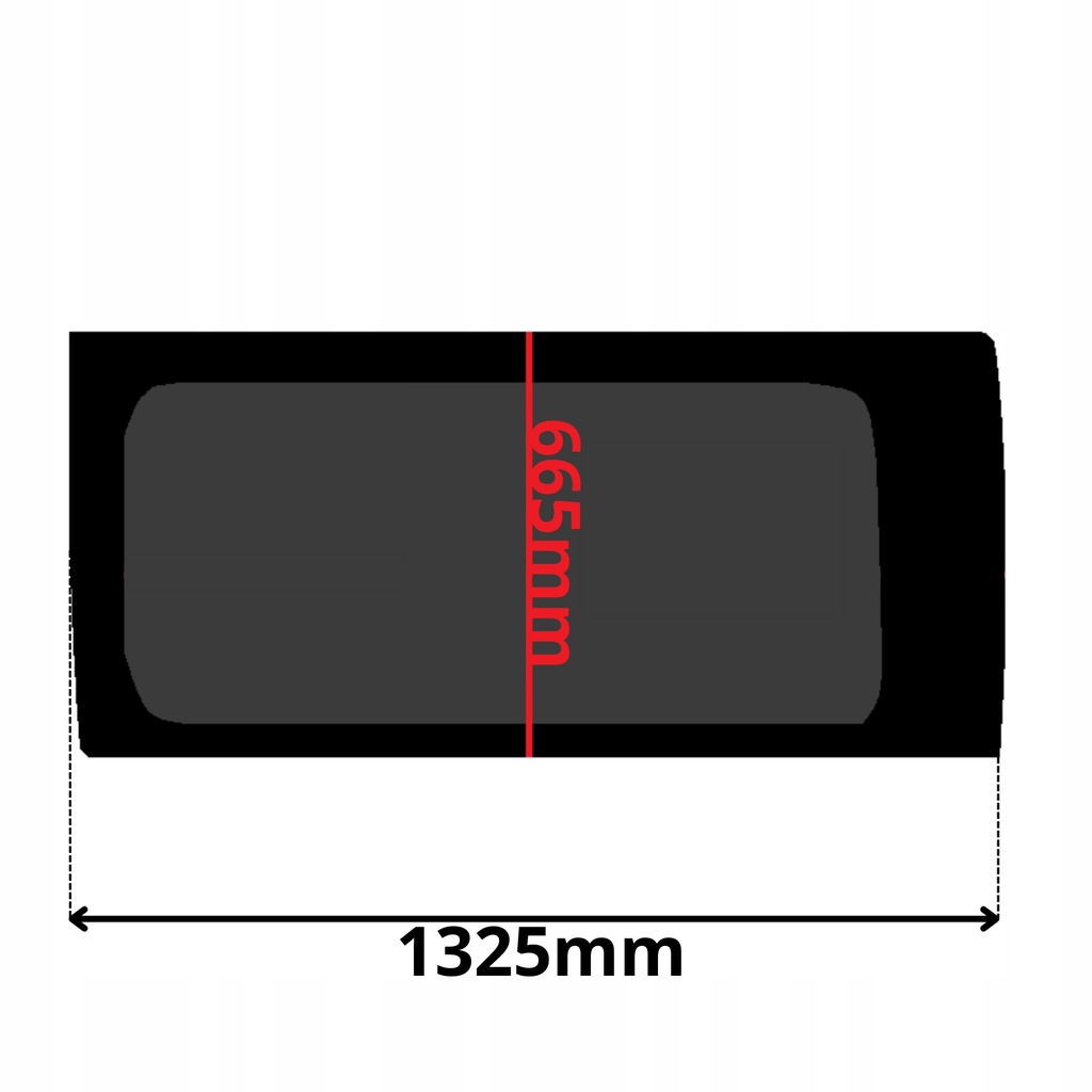 фото №1, Nowa стекло боковая левая задняя nissan primastar long 0141
