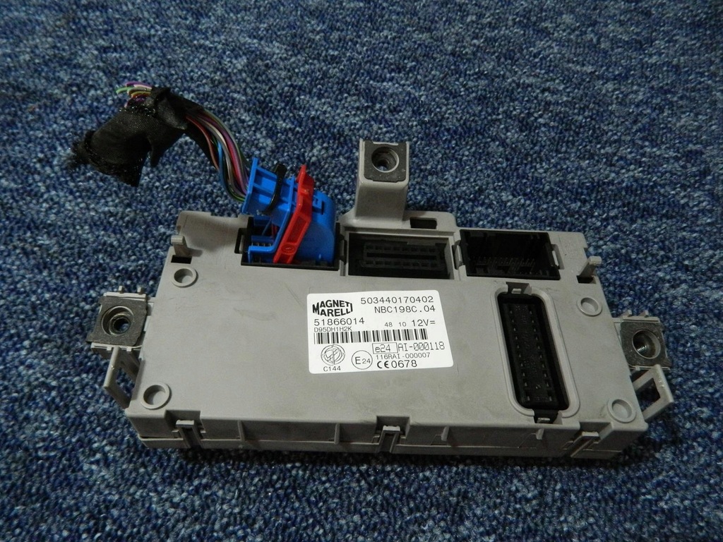 фото №10, Бортовий комп'ютер замок запалювання bsi fiat bravo 2 2.0 16v m-jet