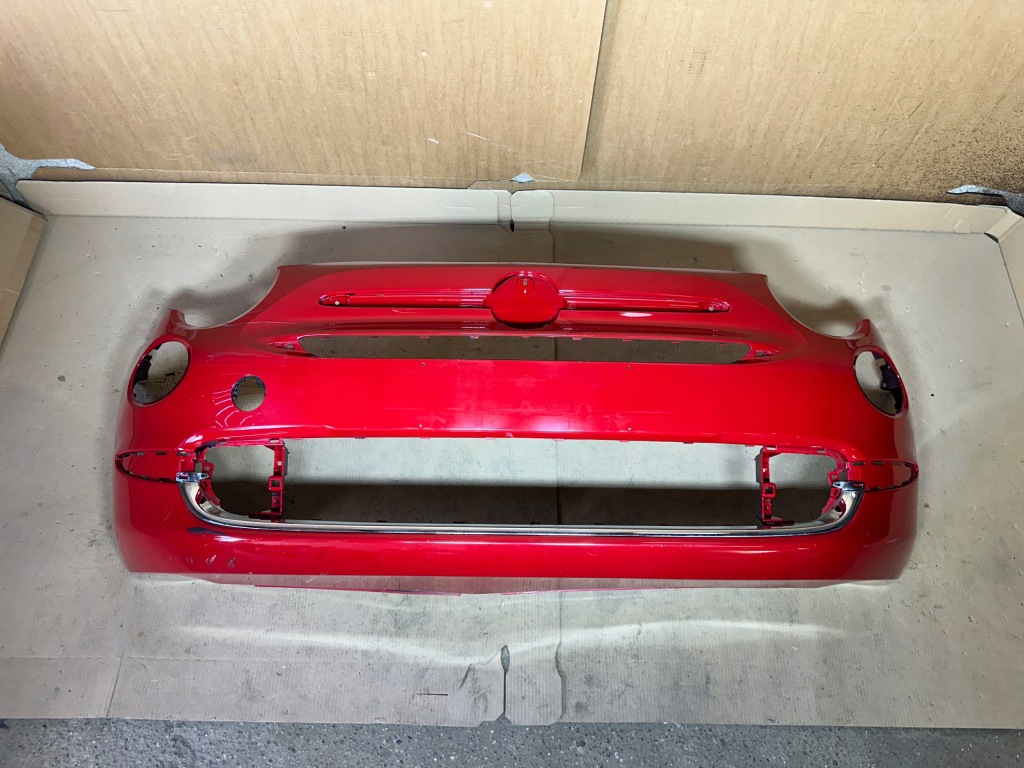 Купить Fiat 500 рестайлинг  15r- бампер передний перед хром