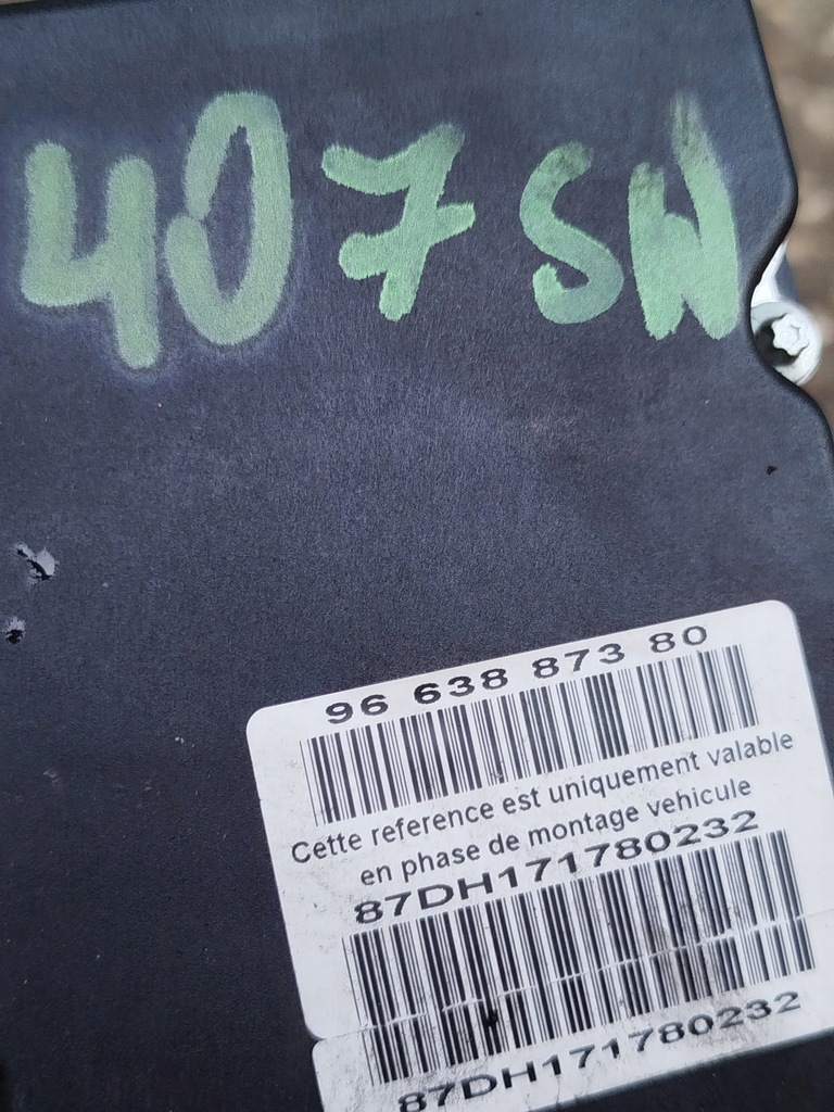 фото №5, Насос гальмівна abs peugeot 407 9663887380