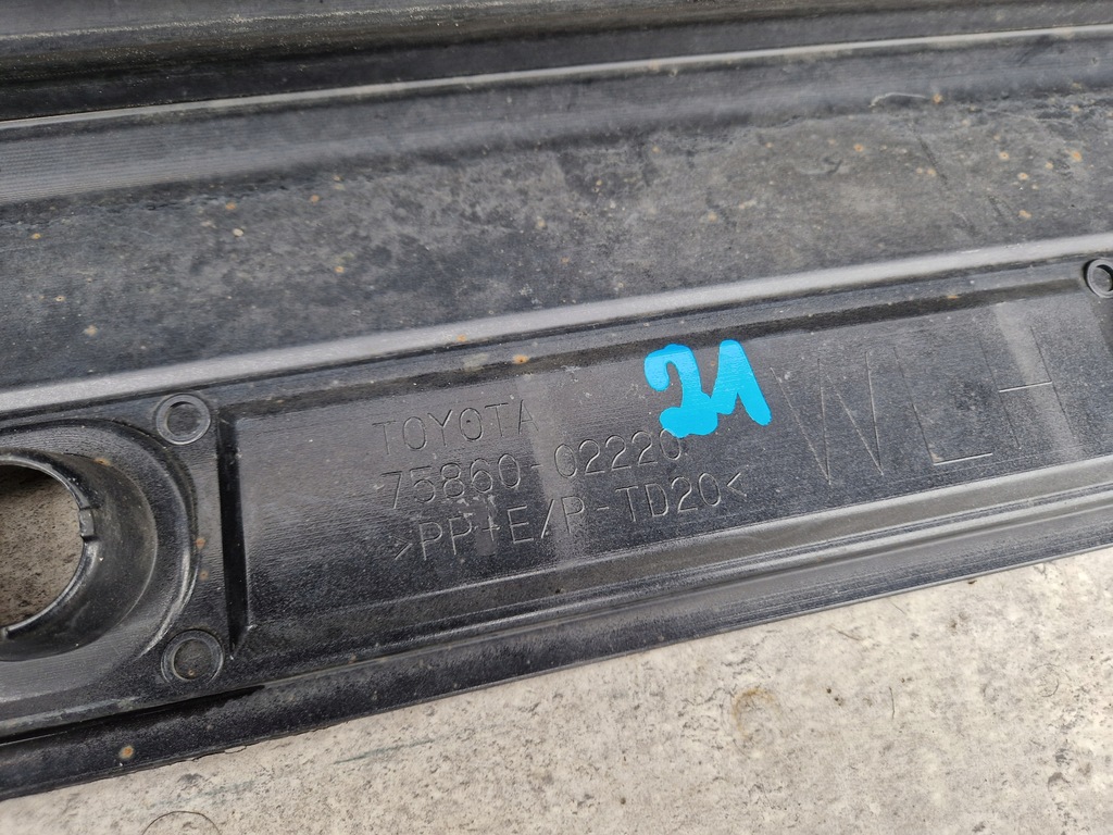 фото №7, Toyota corolla e21 kombi молдинг накладка поріг ліва 75860-02220