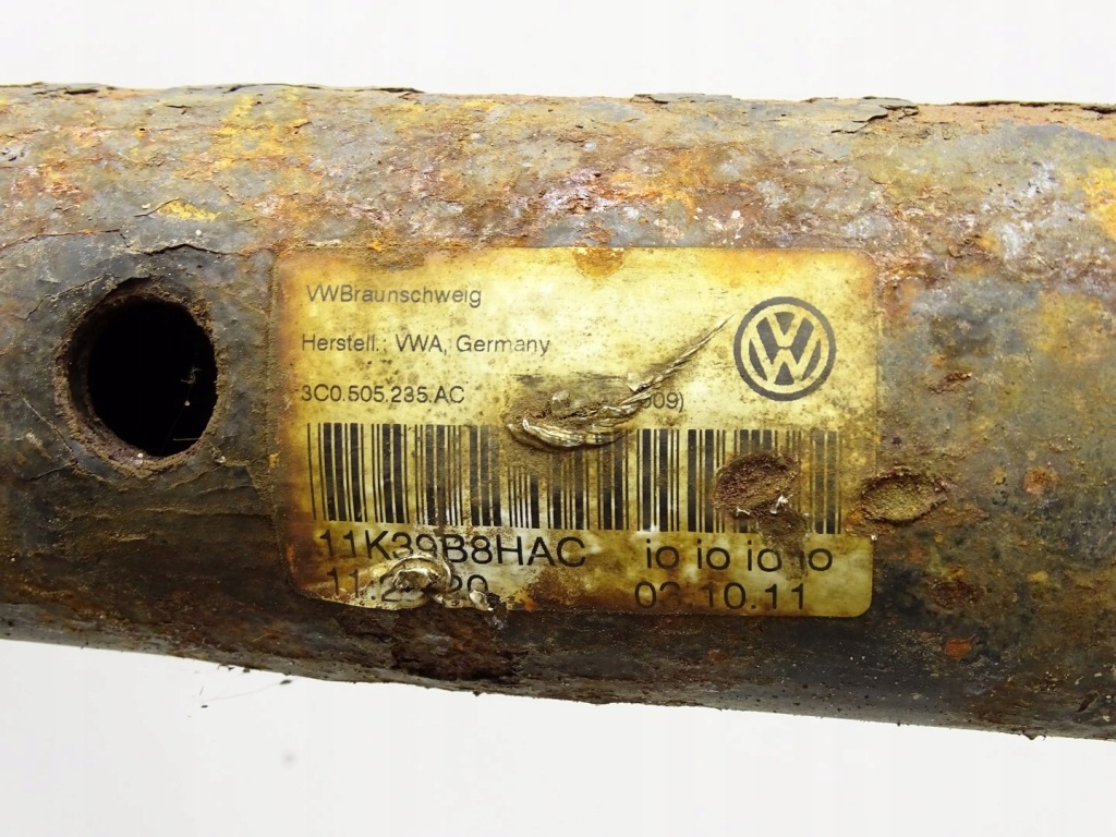 фото №10, Підрамник балка підвіска задня задні vw passat b7 3a