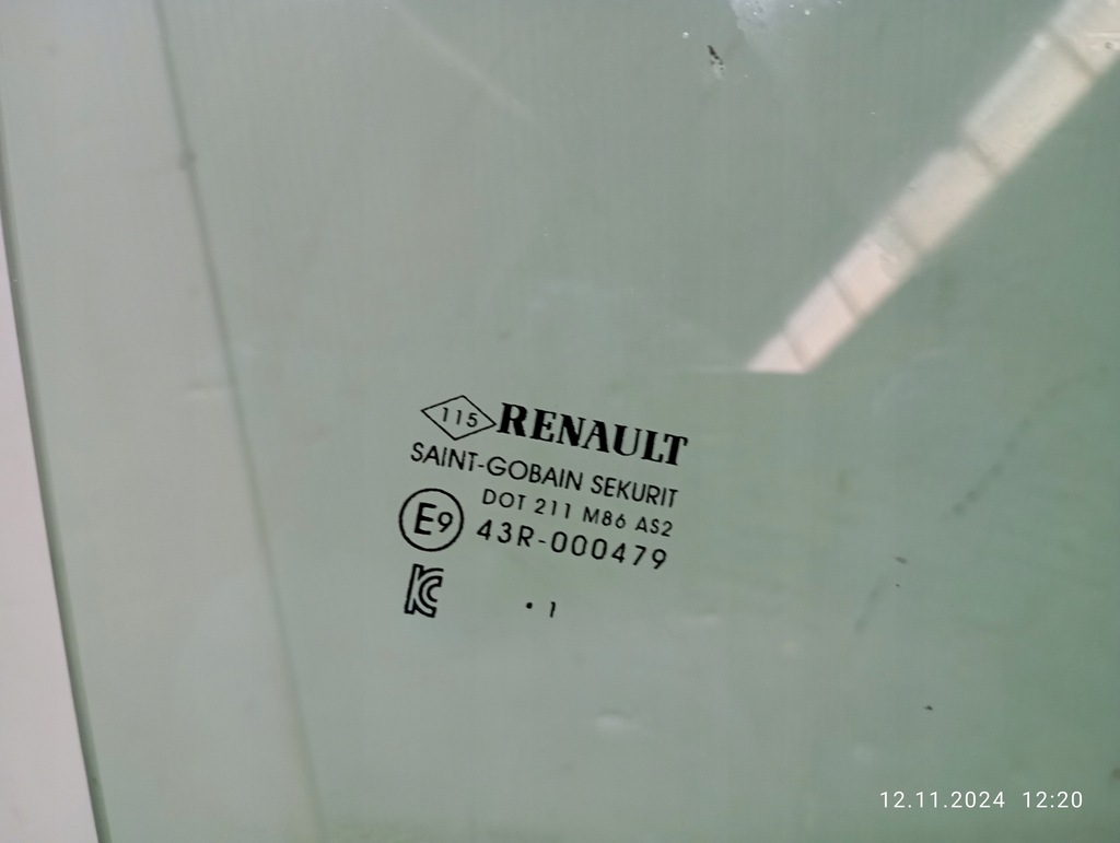 фото №5, Стекло дверь правый перед renault captur ii