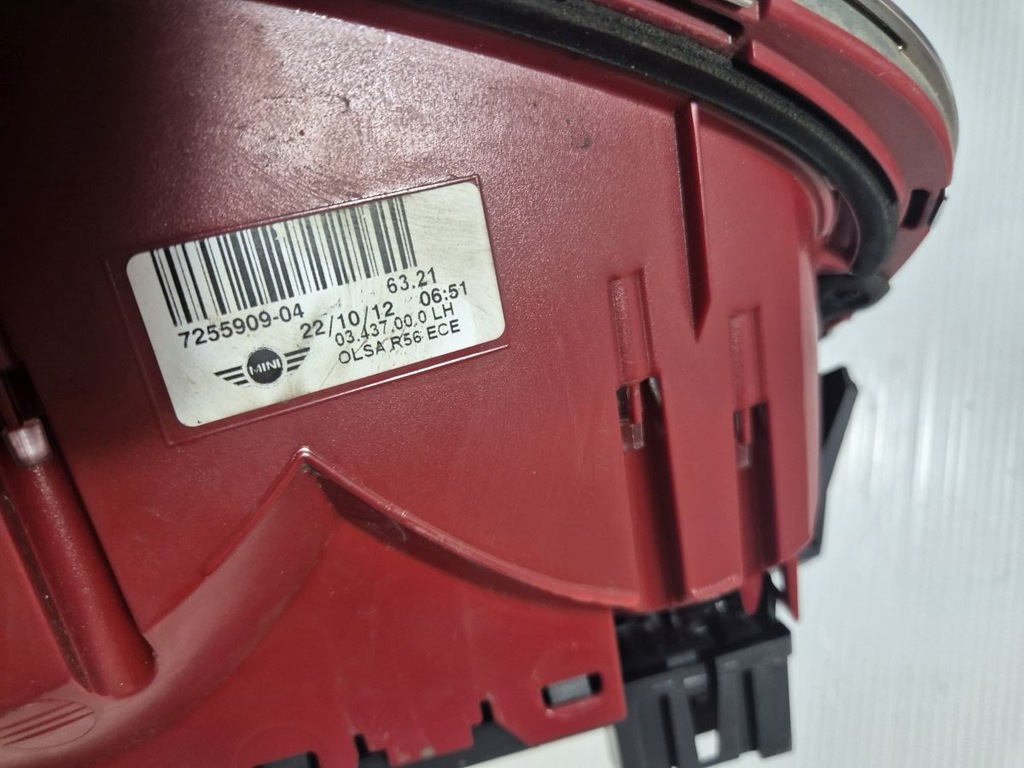 фото №10, Mini cooper one r56 lift лампа ліва задня задня 7255909