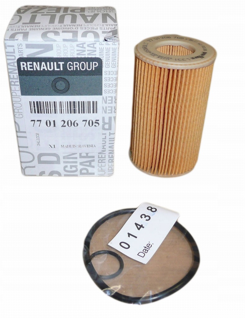 фото №1, Фільтр оливи renault clio ii kangoo i 7701206705 оригінальний номер