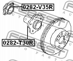 фото №2, Ступица подшипник колеса задняя do infiniti g