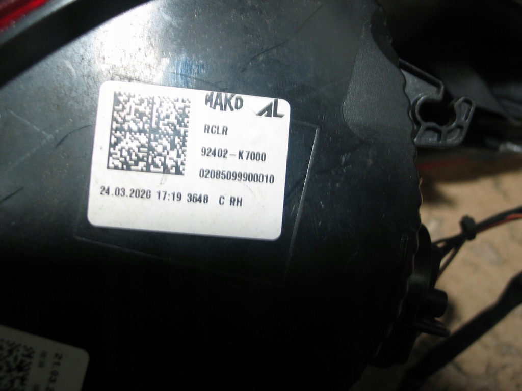 фото №15, Лампа правий задня задня hyundai i10 3 iii 19r.- 92402-k7000