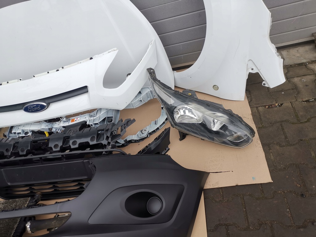 фото №6, Kompletny перед ford connect ii 14- капот бампер крила радіатор лампи