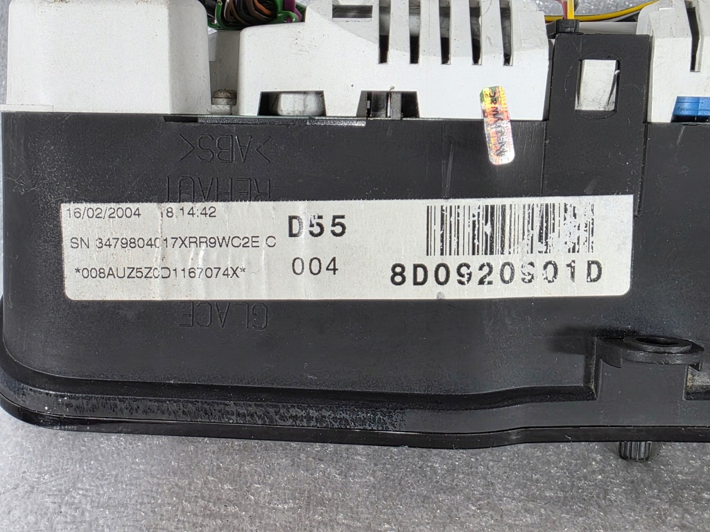 фото №13, Audi a4 b5 lift бензин 99-01r лічильник прилади 8d0920901d europa