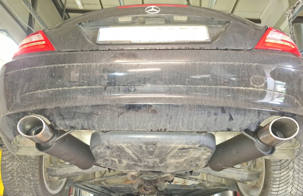 Гасник кінцевий труба прямоток mercedes slk 200 r171 1,8i компресор в Україні