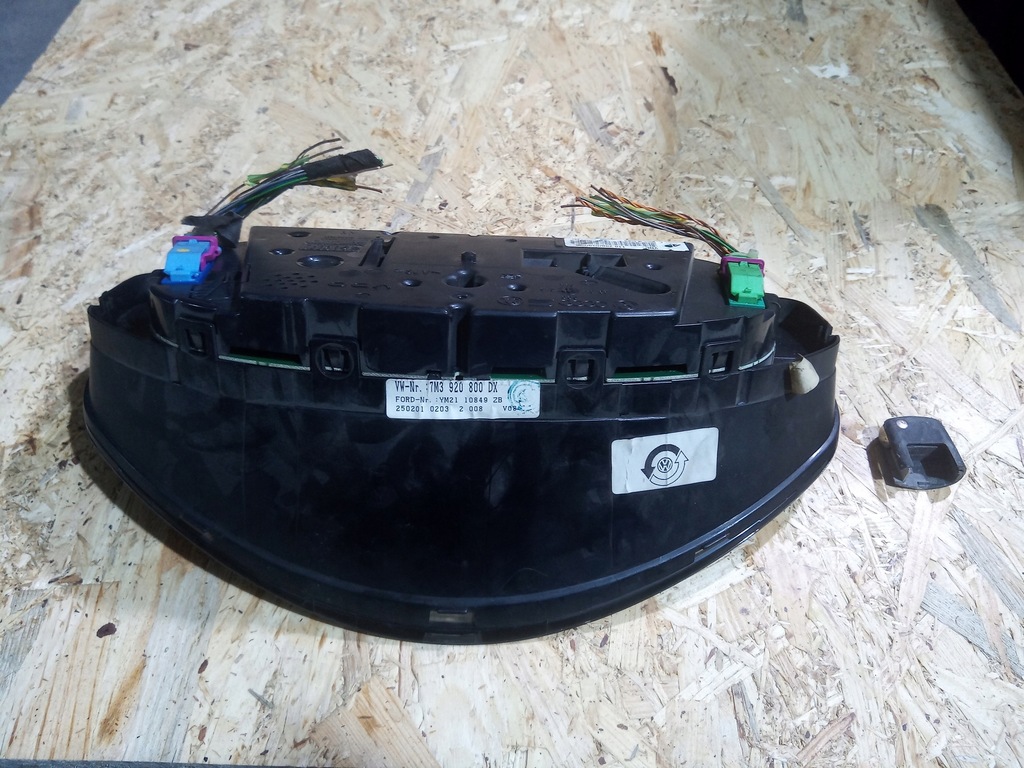 фото №7, Счетчик приборная панель + ключ vw sharan i 1 lift 1.9 tdi