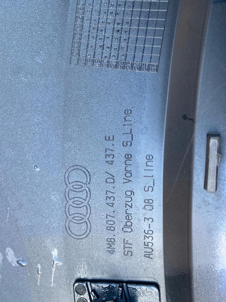 фото №8, Бампер передній перед audi q8 4m8 s line 4m8807437d