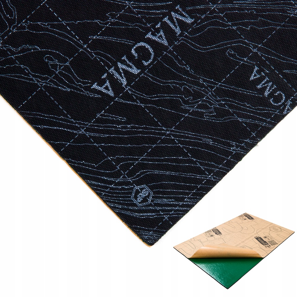 Мат шумоізоляційна stp magma 2w1 бутил + піна 75x47cm 6mm samoprzylepna Київ