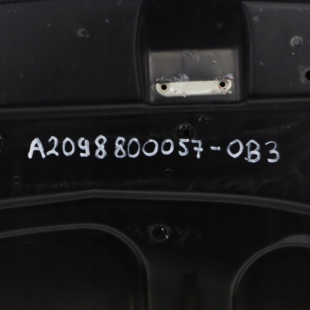 фото №15, Капот крышка двигателя mercedes a209 c209 obsidian black чёрный металлик 197