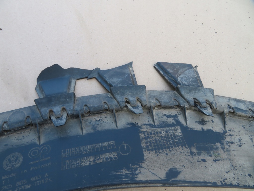 фото №12, Спойлер молдинг бампера задня vw caddy iii lift 15- 2k5805903a