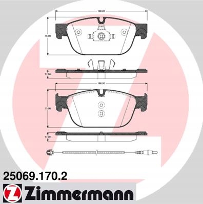 фото №2, Тормозные диски тормозные колодки перед zimmermann ds ds 4