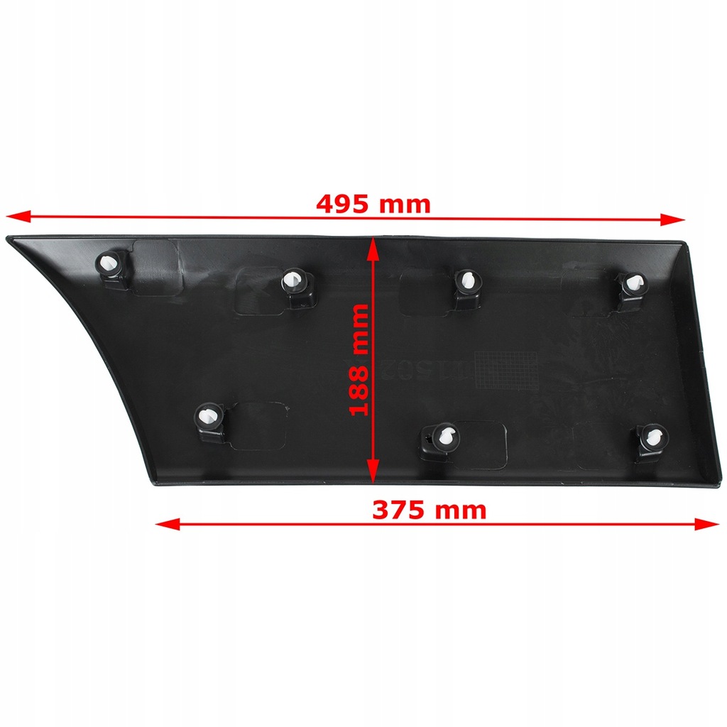 фото №2, 2× молдинг боковая левая przed колесом renault master iii