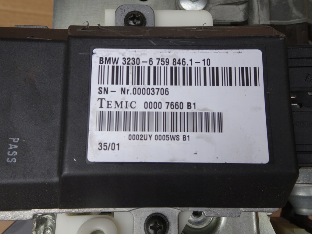 фото №9, Bmw 7 e65 колонка рулевая 6908962 6908961 6759846