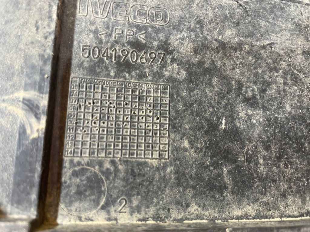 фото №11, Iveco stralis 02- спойлер молдинг накладка бампера перед передня