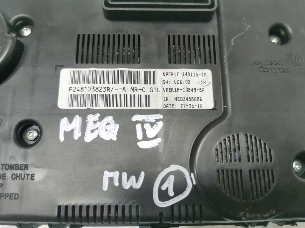 фото №10, Счетчик приборы renault megane iv gt p248103823r eu