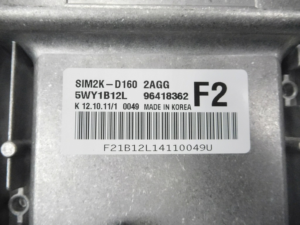 фото №7, Блок управления двигателя chevrolet epica оригинальный номер 96418362