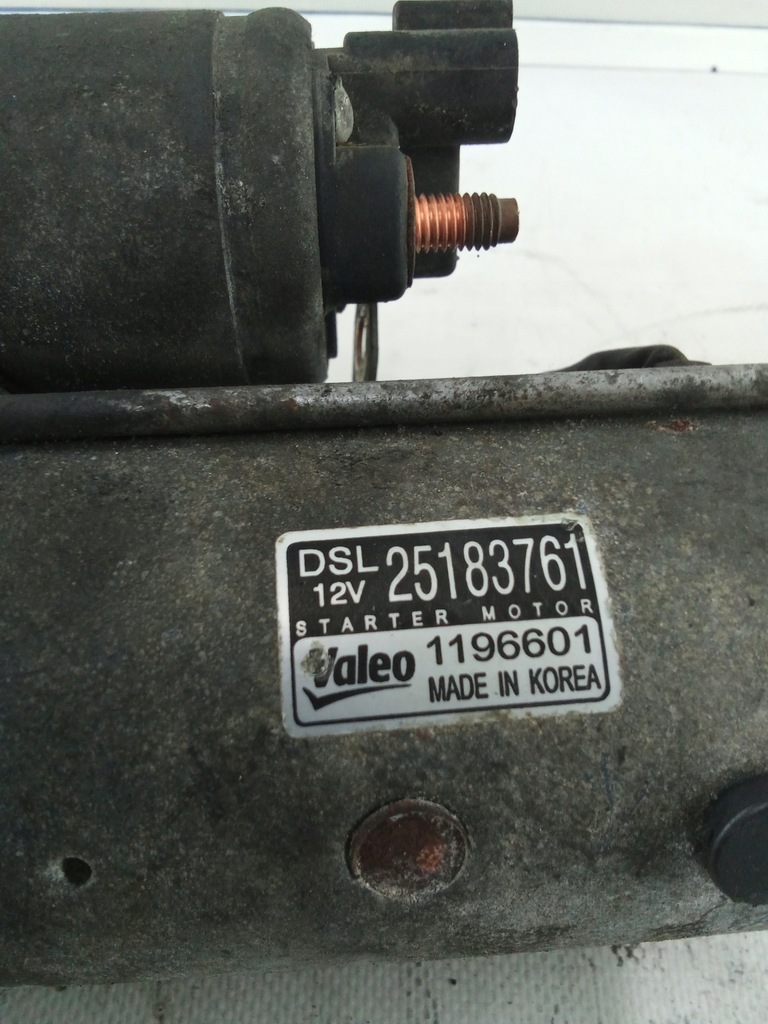 фото №5, C289 orlando 2.0 vcdi z20d1 стартер 25183761