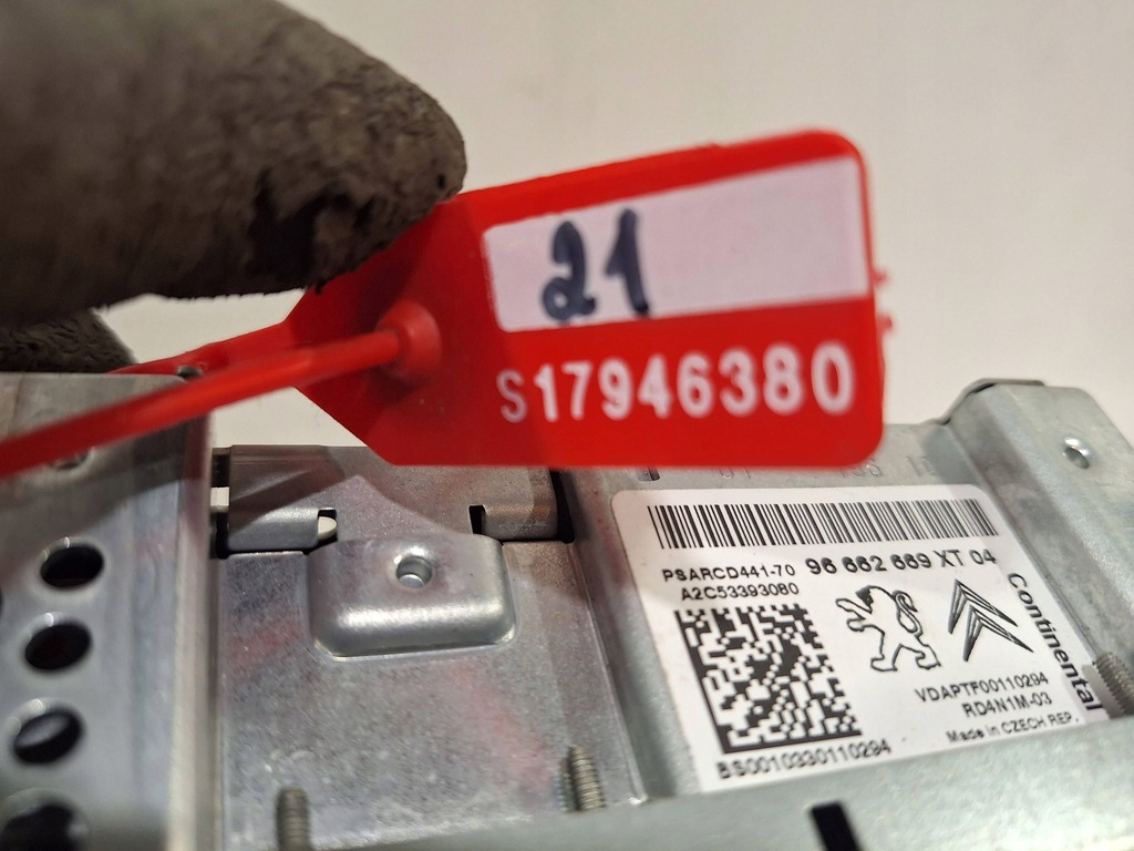 фото №5, Радіо cd 96662669xt peugeot 207 06-