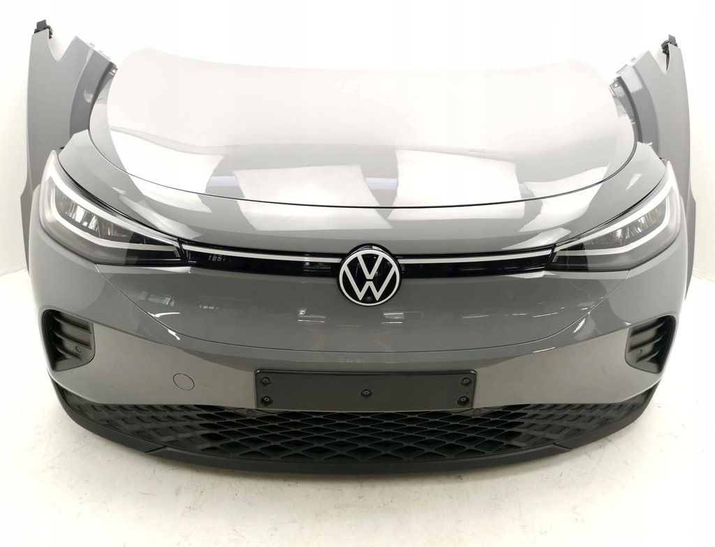 фото №15, Kompletny перед vw id.4 4xpdc капот крила лампи pas передній la7c szary