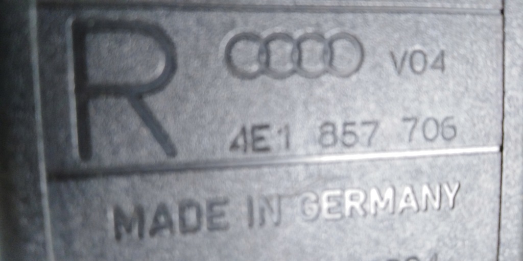 фото №7, Audi a8 d3 pas безопасности перед правый чёрный