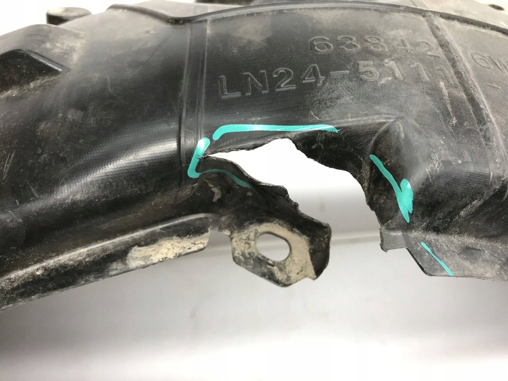 фото №6, Nissan leaf ii 2 підкрилок перед передні праве nissan leaf ii 638426wk0a