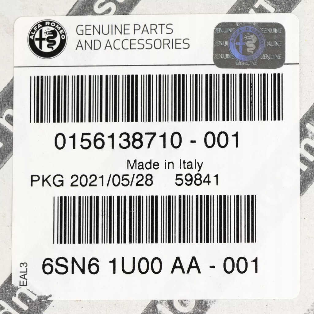 фото №11, Alfa romeo оригінальний номер 156138710