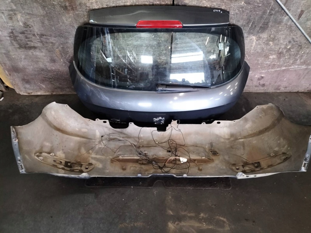 фото №10, Kompletny задня кришка багажника багажника бампер задня лампи peugeot 308 t7 hb ktpd