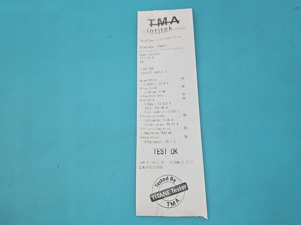 фото №7, Test генератор renault captur i 231008593r 0.9 tce
