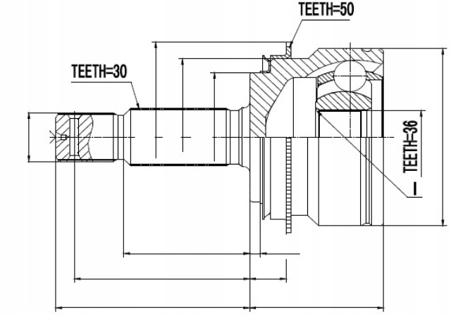 фото №2, Шарнир наружный mitsubishi pajero iv 06-
