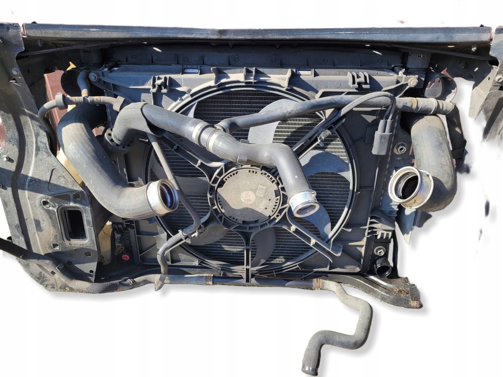 Mercedes ml 164 3.0 cdi панель  передний усилитель балка радиатор вентилятор с Разборки