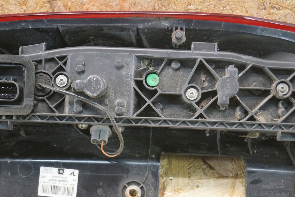 фото №10, Лампа левый задняя fiat doblo ii