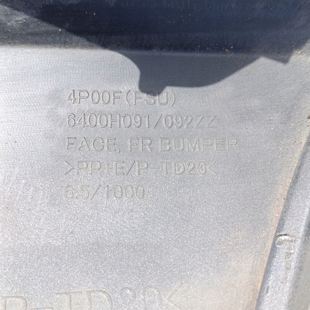 Fiat fullback 2015 бампер передний перед 6400h091 с Разборки