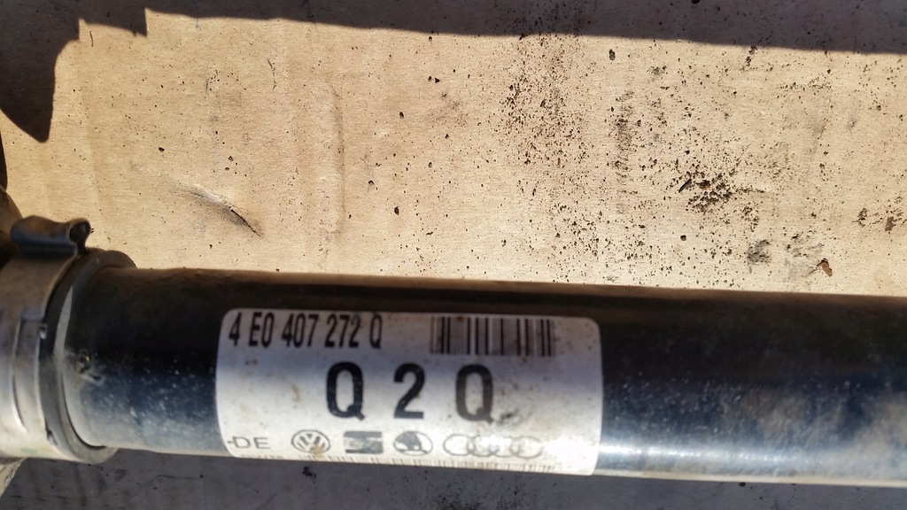 фото №7, Приводной вал audi a8 d3 q1n 4e0407272q