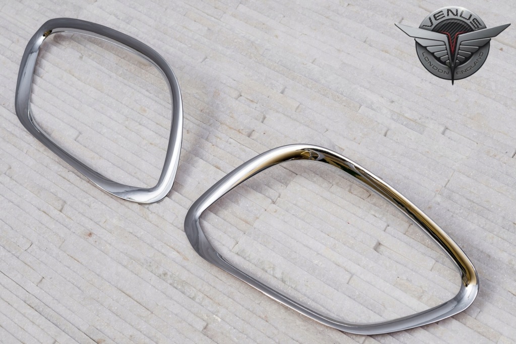 фото №12, Mercedes glc x253 2017+ декоративные накладки противотуманных фар хром