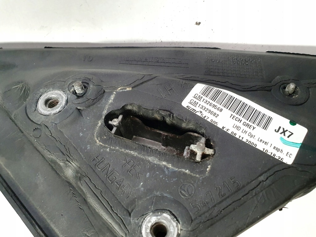 фото №10, Каркас рычаг зеркало левый opel insignia a 08-17r