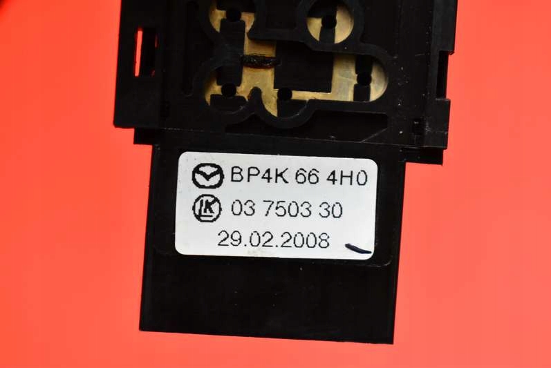 фото №10, Вимикач світла аварійних bp4k664h0 mazda 3 1 i bk 06-09