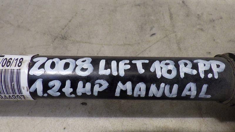 фото №7, Приводной вал правая механическая коробка передач 2008 i 1.2 thp 9800387480