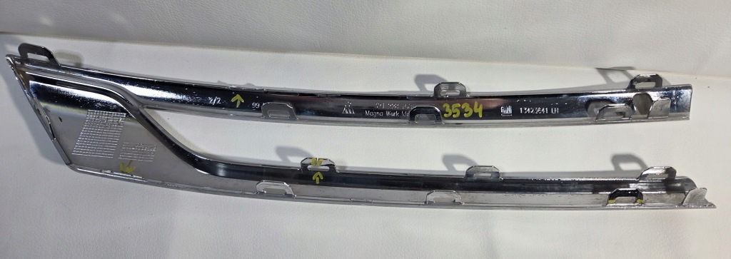 Opel astra k v 5 молдинг решітка бампера ліва хром 13423641 16- 321228108 Ціна