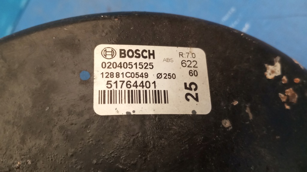 фото №5, 51764401 усилитель тормозов тормозные fiat doblo i 1.9 d